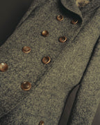 "VALENTINO BOUTIQUE" 80's Brushed alpaca skirt suit