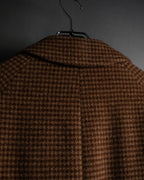 "Burberrys" 80’s-90’s Belted tweed check coat