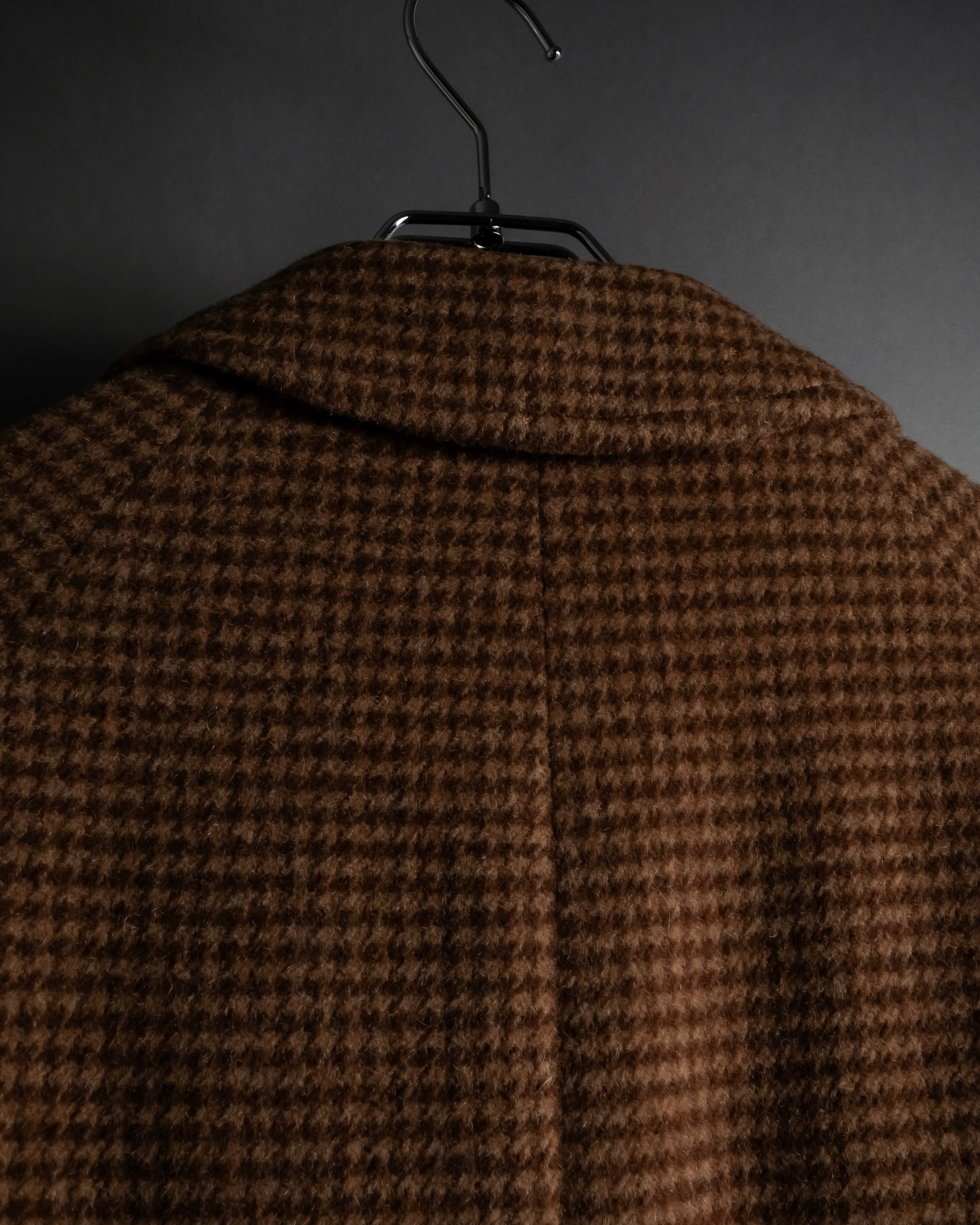 "Burberrys" 80’s-90’s Belted tweed check coat
