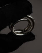 "HERMES" Vertige polished silver 925 ring