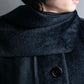 "DIOR" Cape docking fluffy mid length coat