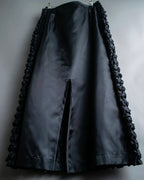 “tricot COMME des Garçons AD1999" Ribbon designed long skirt