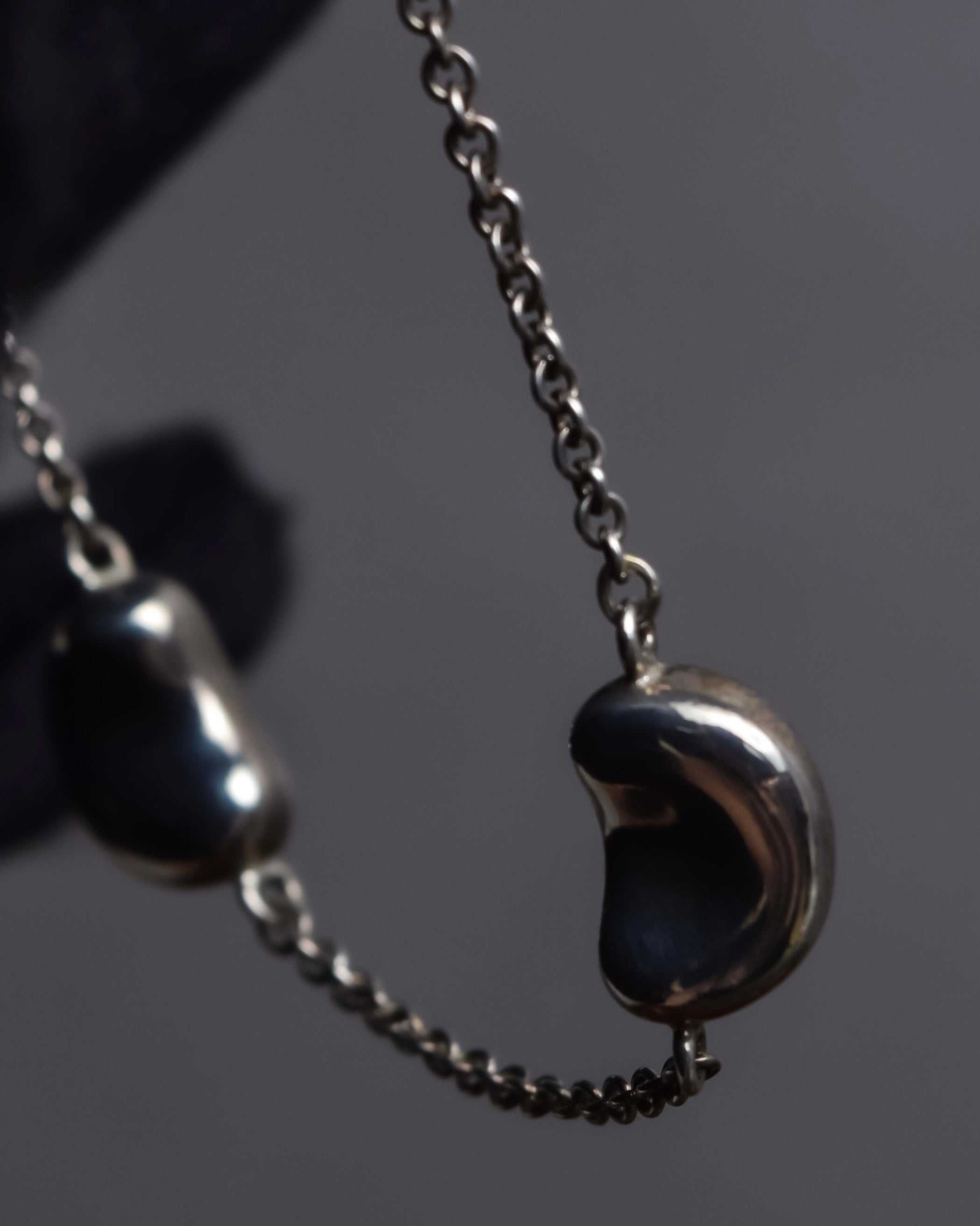 "Tiffany&Co" Beans motif silver bracelet