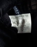 "BURBERRY" Decorative button design check pattern short pants