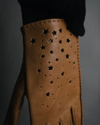 –SPECIAL– "HERMES"
Star perforated leather dress gloves