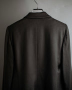 "ARMANI COLLEZIONI" Sharp peak lapel 100% cashmere tailored jacket