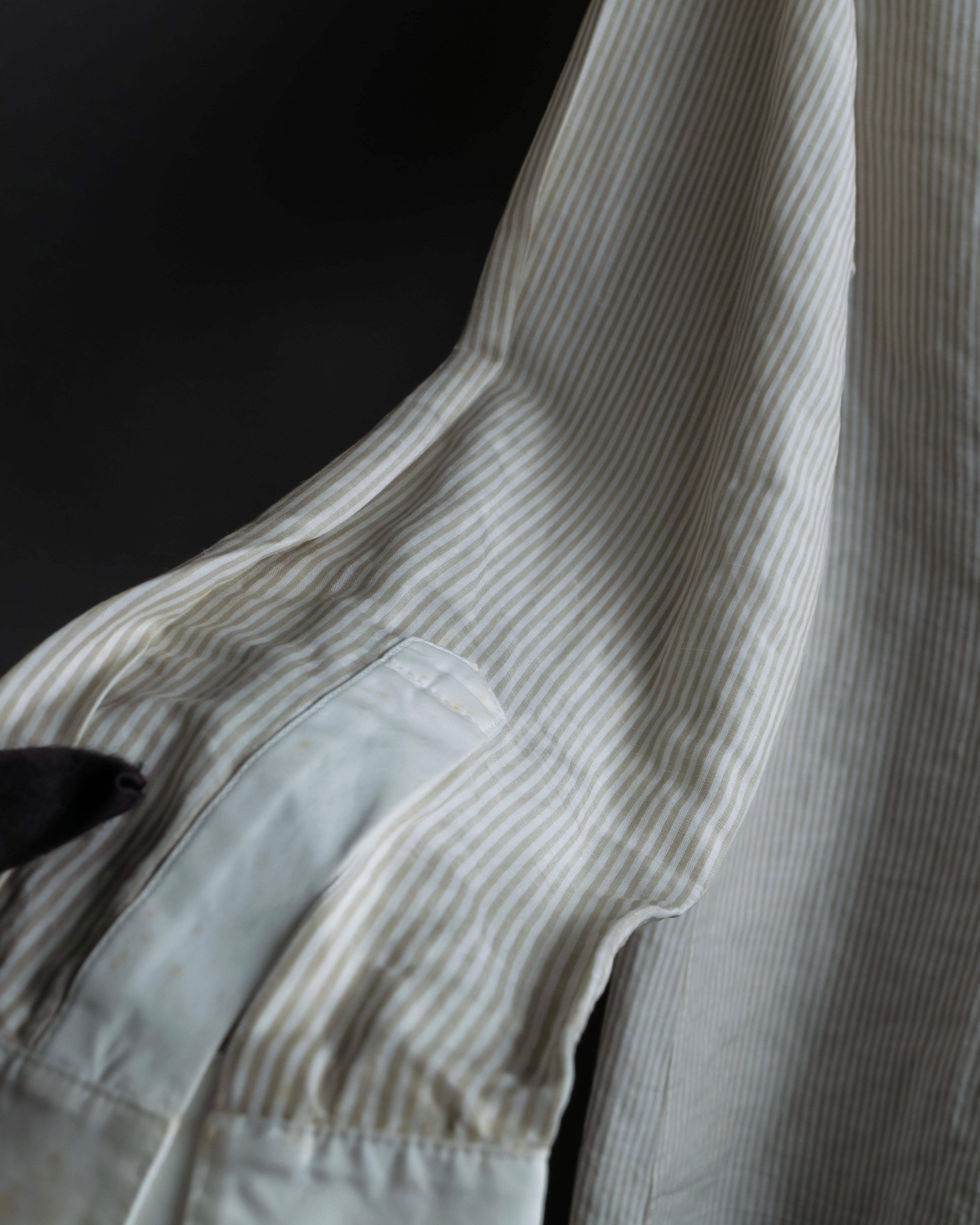 "LOUIS VUITTON" Ribbon frill design regular collar shirt