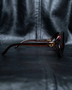 “GUCCI” GG heart motif butterfly shaped sunglasses