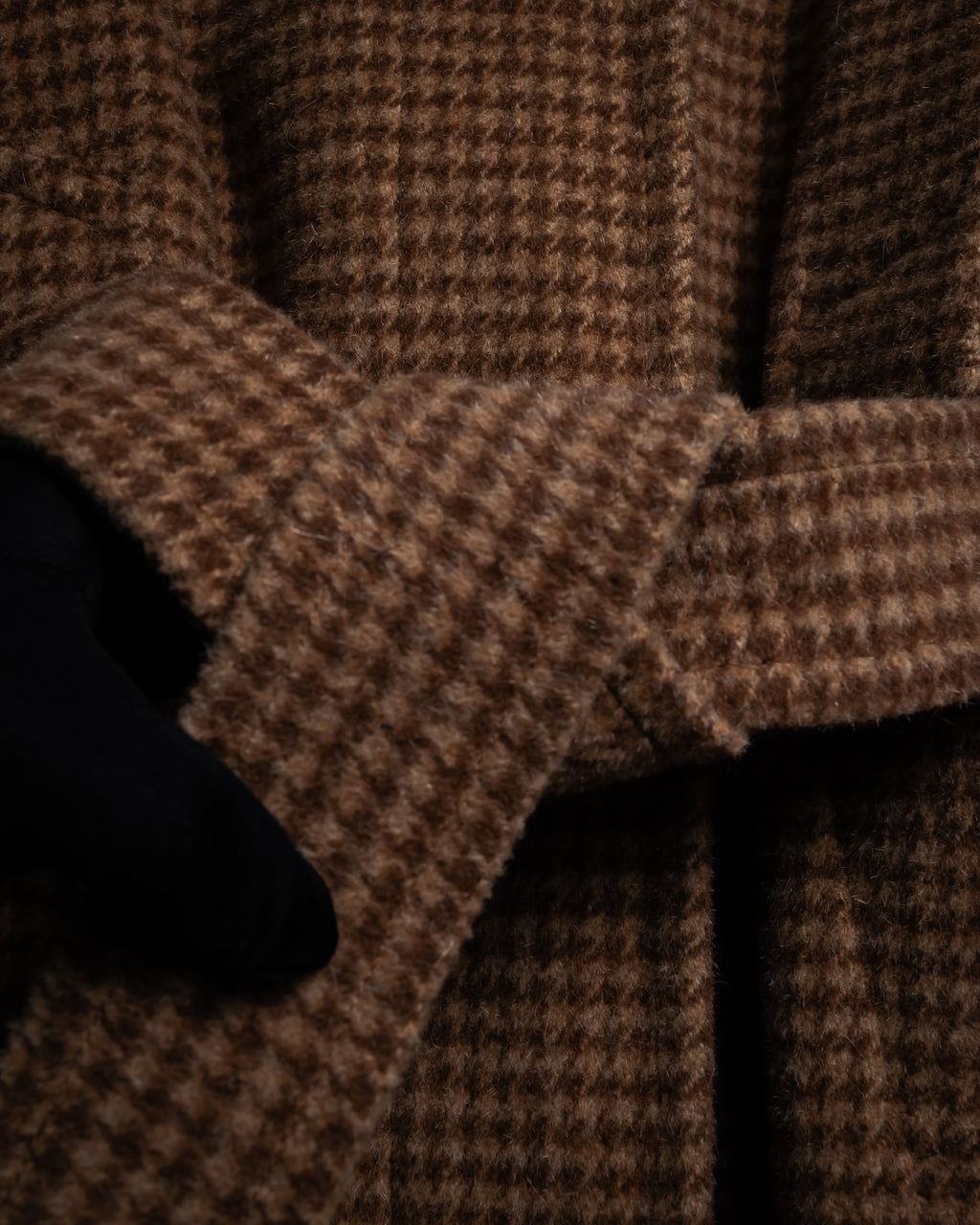 "Burberrys" 80’s-90’s Belted tweed check coat