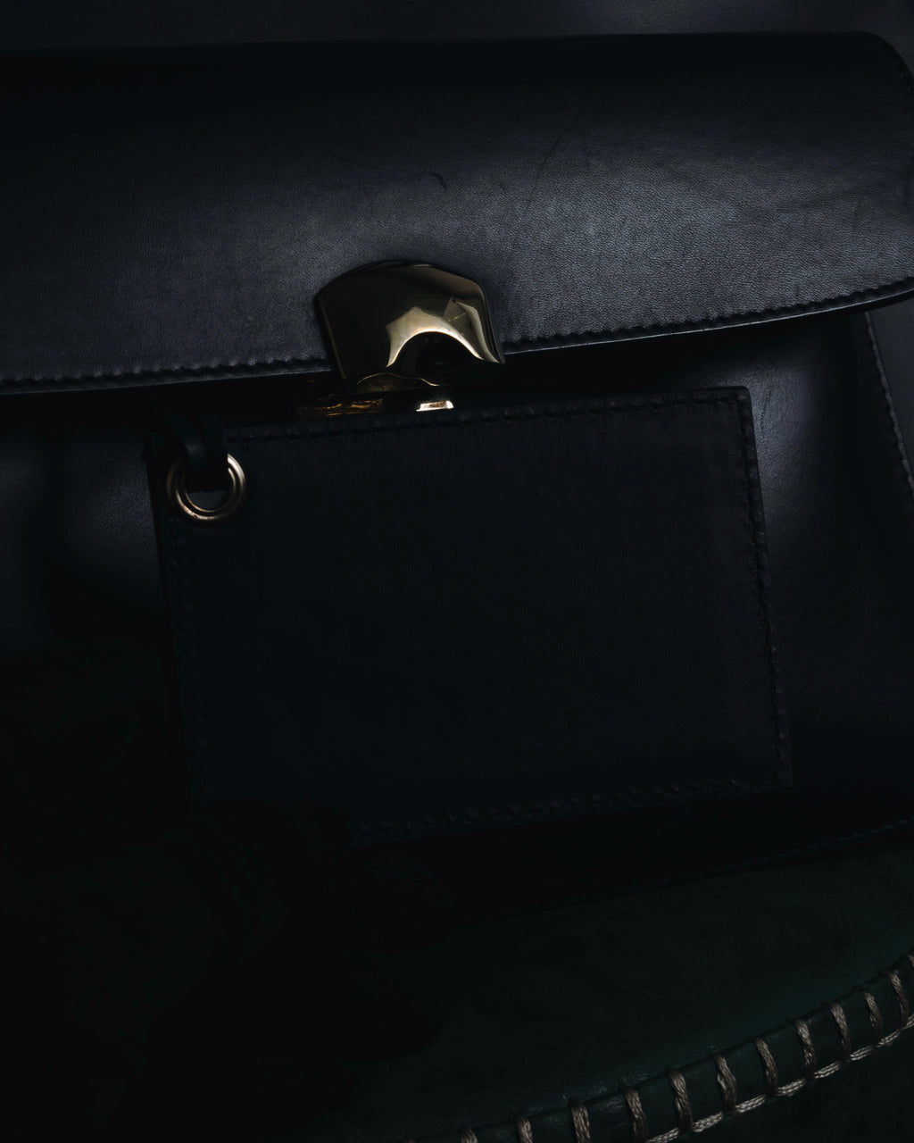 "BALENCIAGA" 2013 Autumn/Winter Padlock All Afternoon Structured Leather Bag