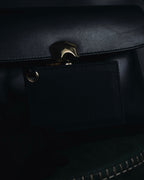 "BALENCIAGA" 2013 Autumn/Winter Padlock All Afternoon Structured Leather Bag