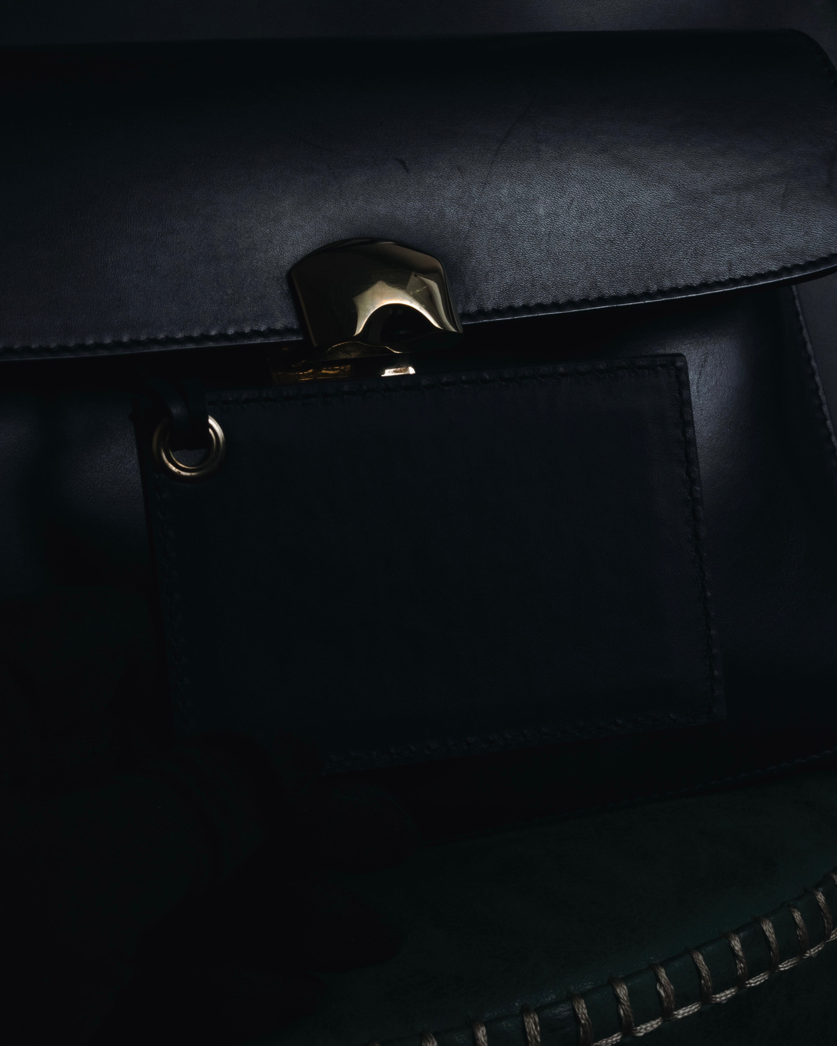 "BALENCIAGA" 2013 Autumn/Winter Padlock All Afternoon Structured Leather Bag