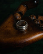 “Tiffany & Co.” 1995 Grooved sterling silver ring