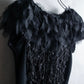 "BOTTEGA VENETA" Organza &amp; fringe design sleeveless dress