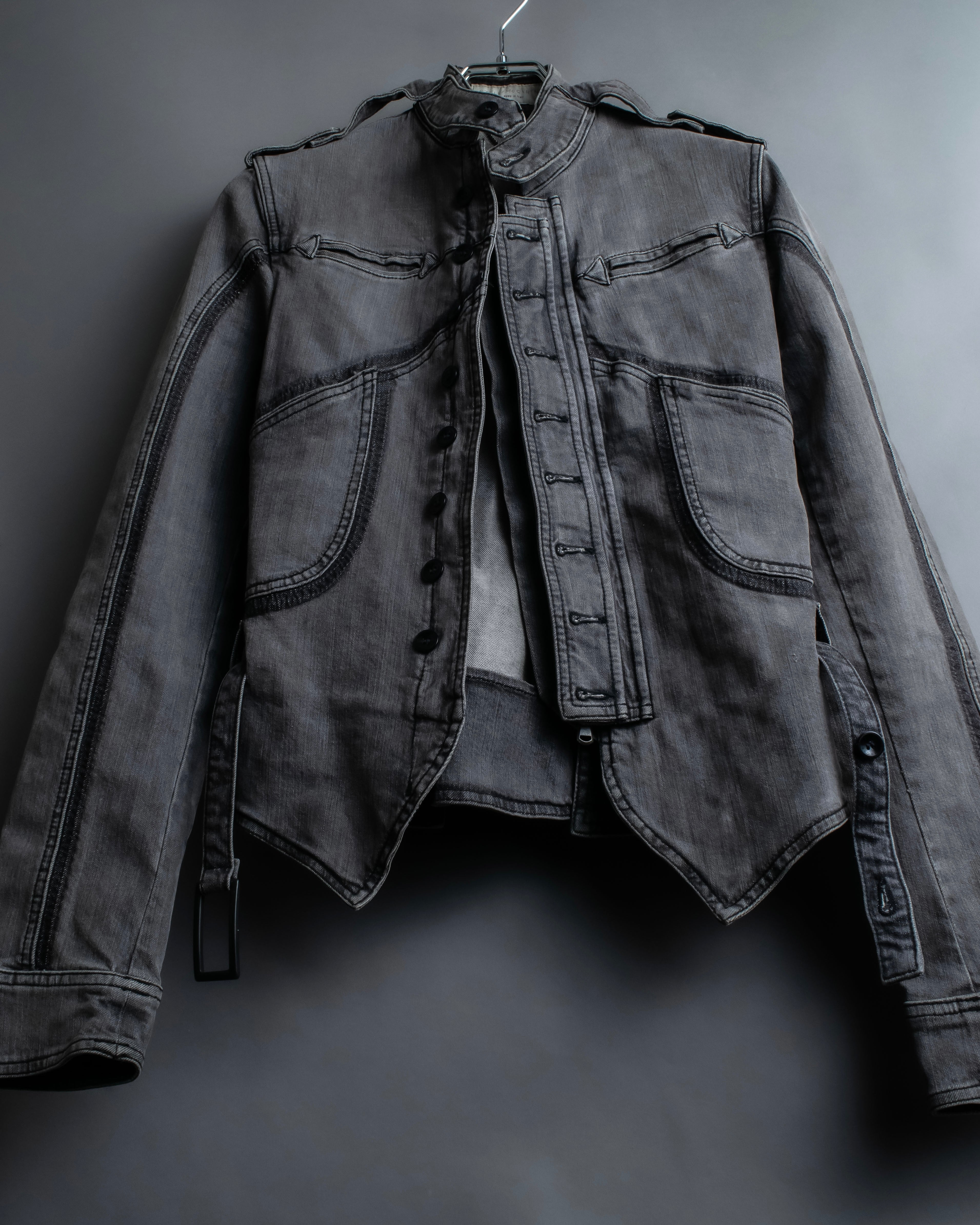 "STELLA McCARTNEY" Multi detail belted denim jacket