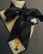 "Dolce & Gabbana" 00's-10's Silk wool scarf tie