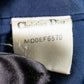 "DIOR" Double gun flap belted chester field coat