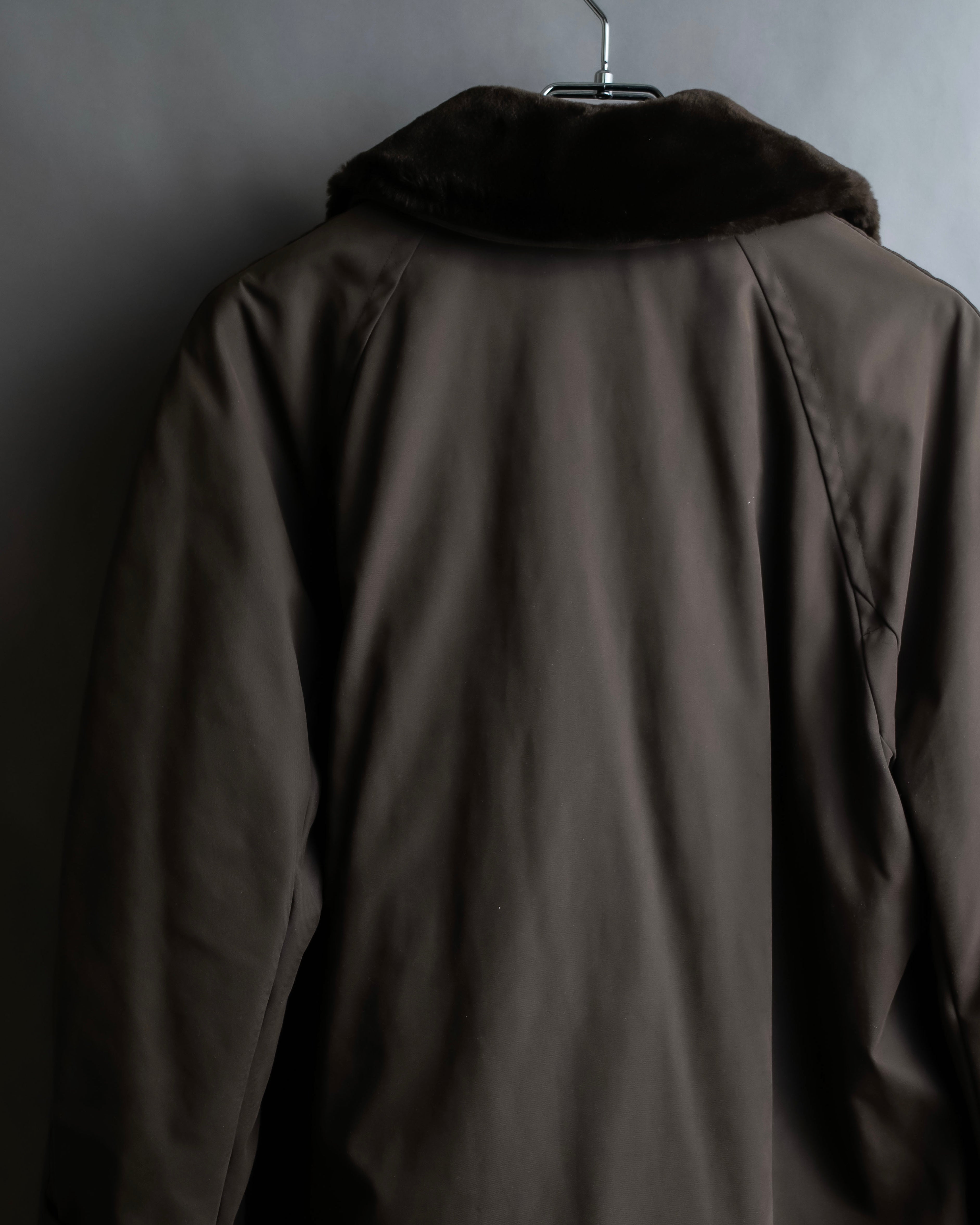 "Weekend Max Mara" Fur collar front zipper blouson