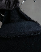 "tricot COMME des GARCONS" Fringe cut design tailored jacket