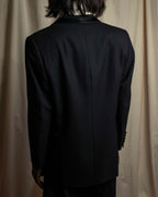 "BALENCIAGA" Structured tailored shawl collar jacket