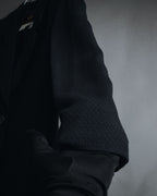 "FENDI" 80’s-90’s viscose blend structured tailored jacket