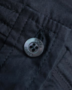 "GUCCI" No collar design gold button accents blouse