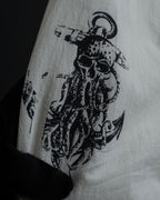 "PRADA" 22SS Sea fable motif print oversized shirt