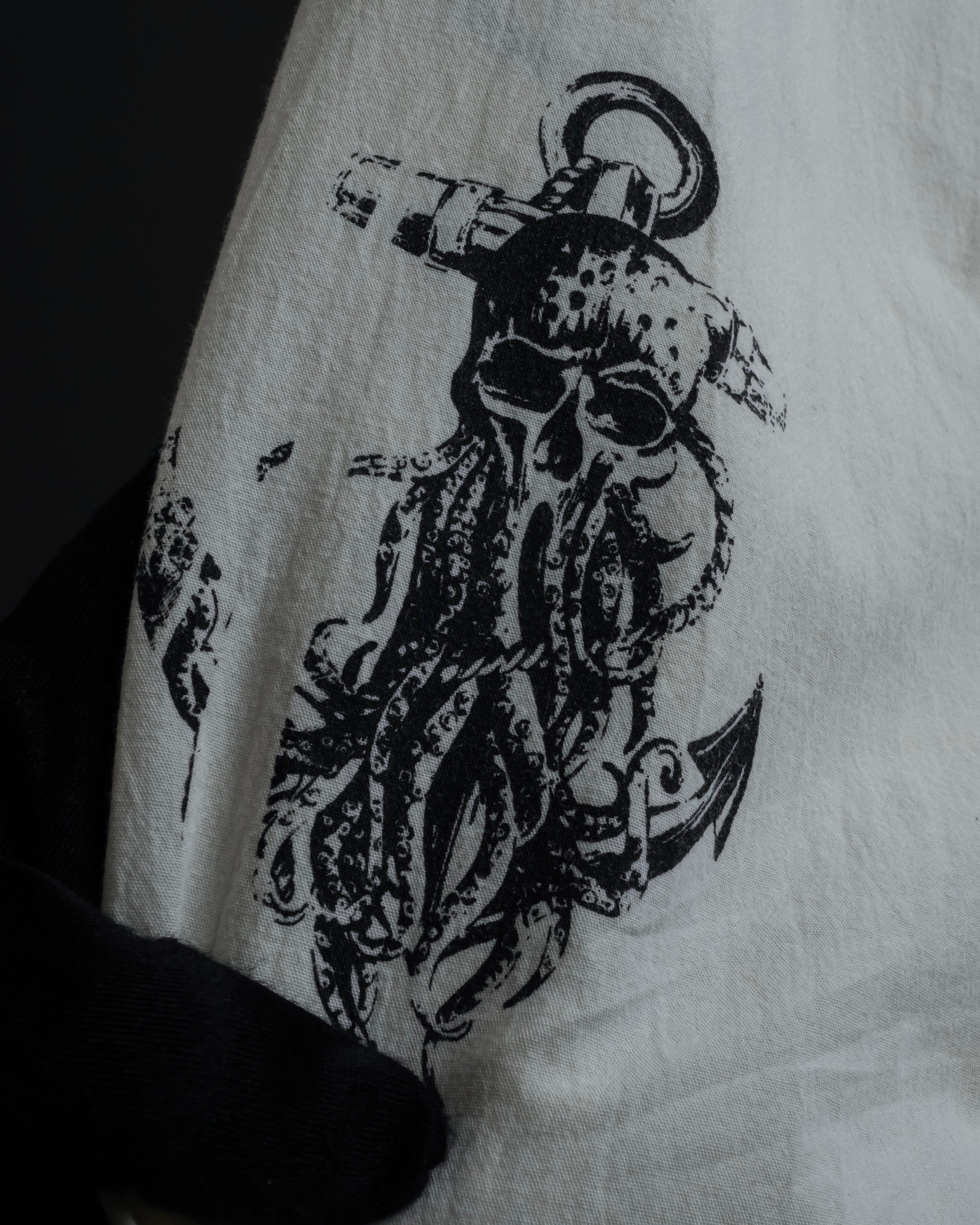 "PRADA" 22SS Sea fable motif print oversized shirt