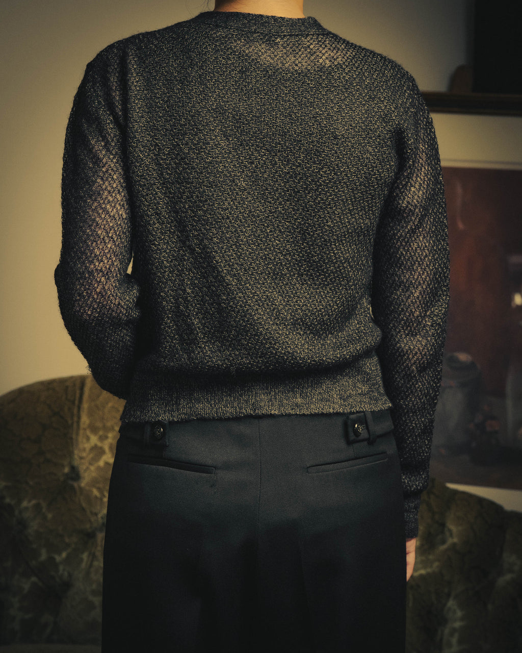 -SPECIAL- “Christian Dior” 2017-2023 Textured sheer knit ensemble