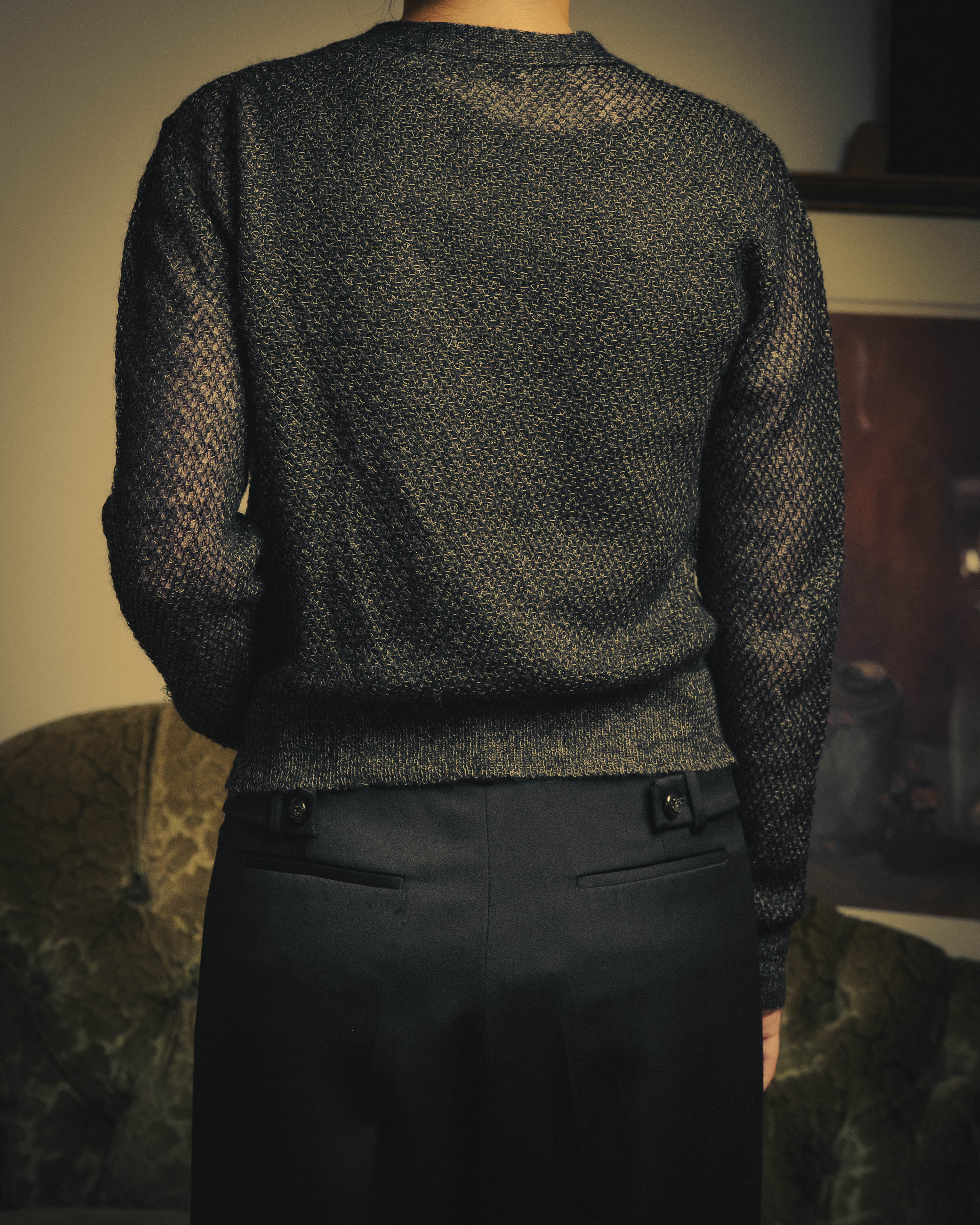 -SPECIAL- “Christian Dior” 2017-2023 Textured sheer knit ensemble