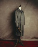 “Burberrys” 80’s Bedford wool balmacaan coat