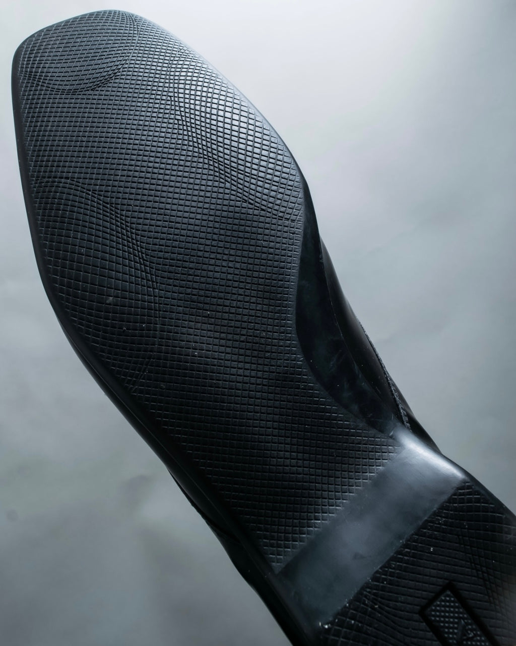 "PRADA" glossy leather formal shoes