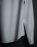 –SPECIAL– "BALENCIAGA" 2005-06’s Round collar chin tab paneled dress shirt