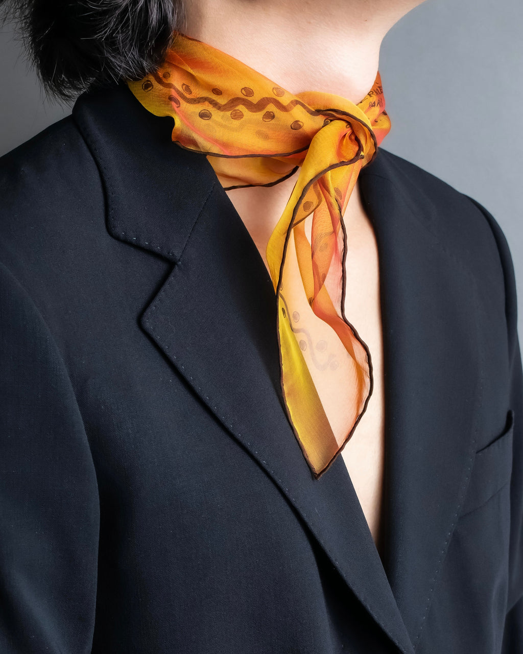 "HERMES" Exotic motif carre scarf