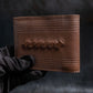 "BOTTEGA VENETA" Braided design leather bifold wallet