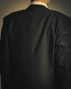 -SPECIAL- “Christian Dior MONSIEUR” 80’s-90’s satin peak-lapel tuxedo jacket