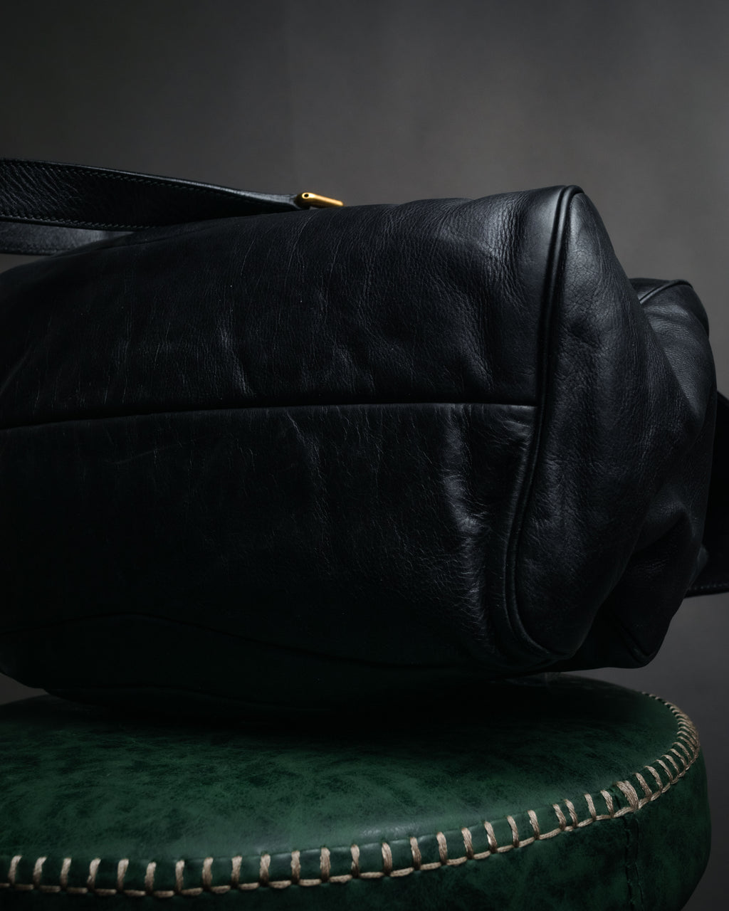 –SPECIAL– “DOLCE & GABBANA” 00’s-10’s Miss orient padlock leather satchel