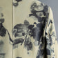 "ARMANI" Botanical print frilled collar jacket