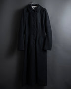 "Marc Jacobs" A soft flowing flared silhouette long coat