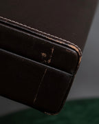 "LOEWE" Logo engraved wooden storage box