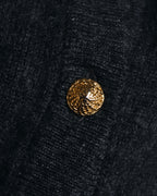 Cardigan de punto con botones de joya de los años 90 de Christian Dior