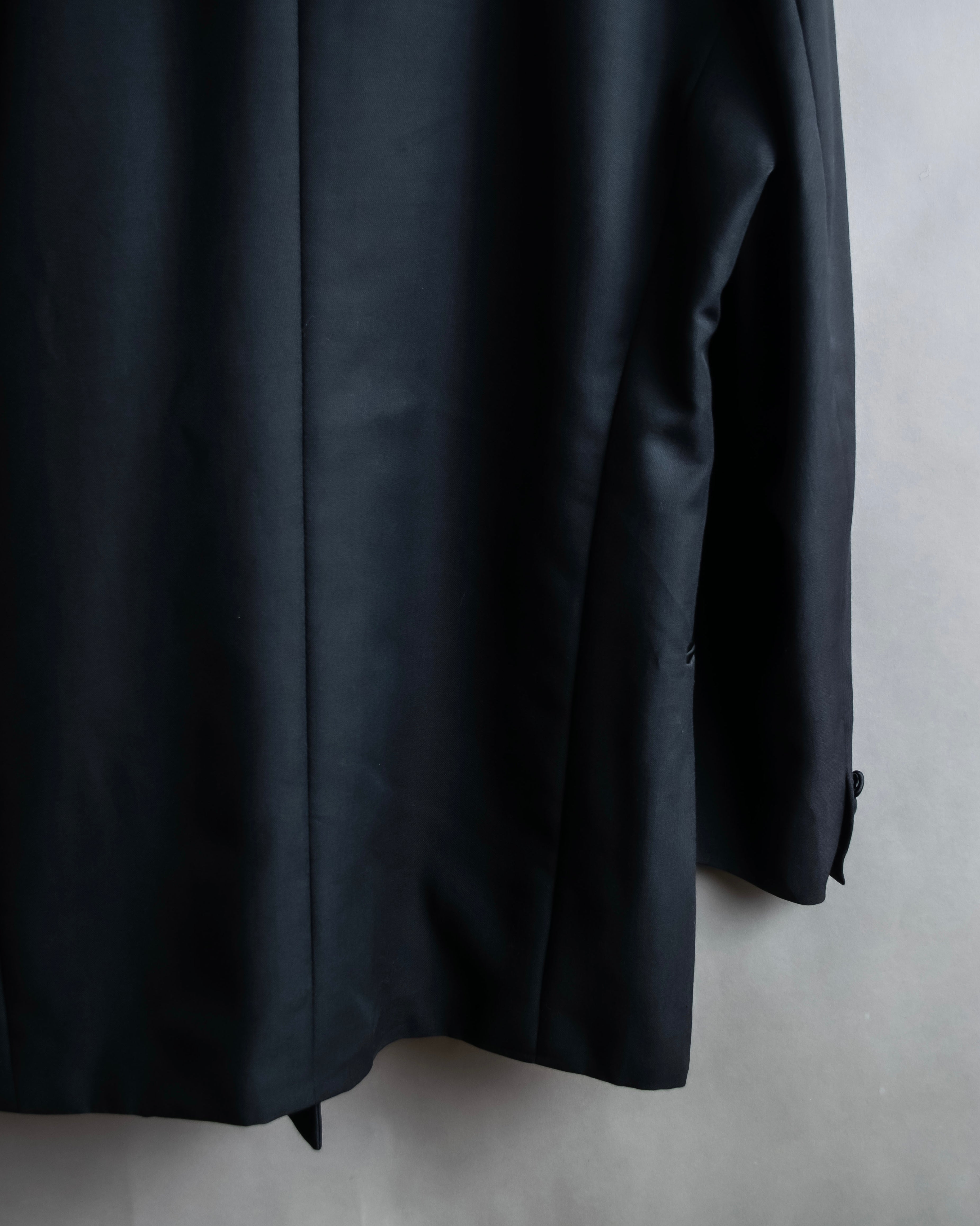 "Vintage shawl collar smoking jacket"