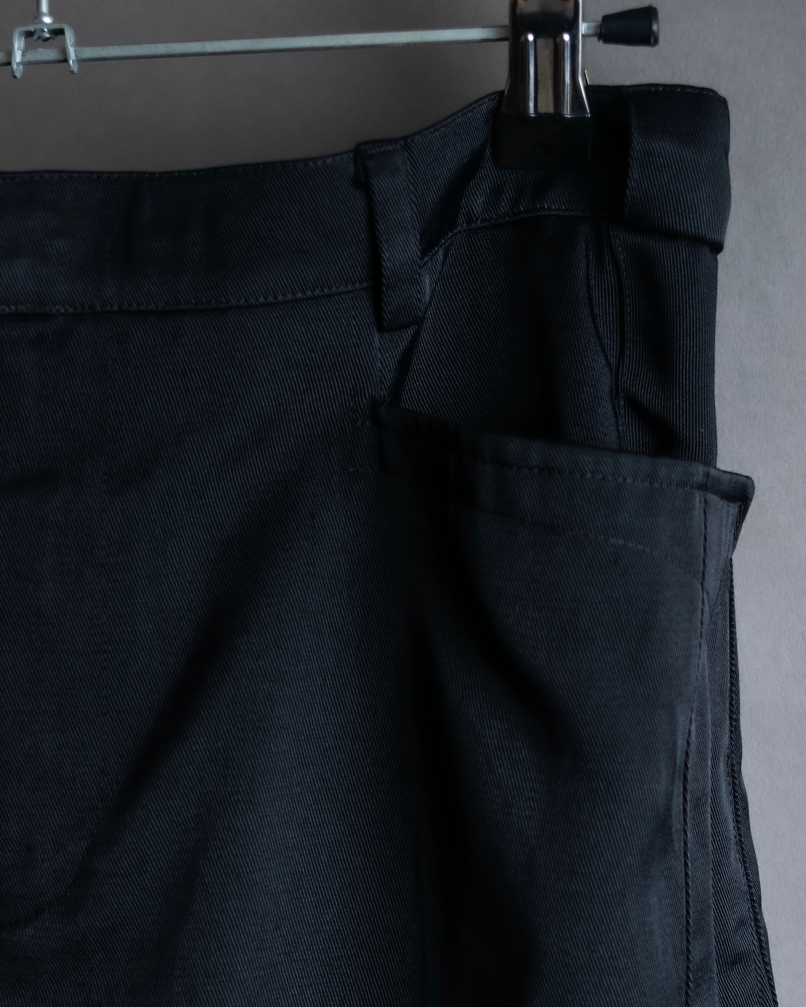 "JEAN PAUL GAULTIER MAILLE FEMME" Side panel design flared skirt