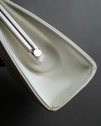 "YVES SAINT LAURENT" Clasp design chain shoulder patent leather bag