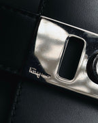 "Salvatore Ferragamo" 90’s-00’s minimalist gancini buckle hobo bag