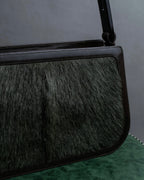 "CELINE" 2000's Made of pony leather one-handle bag