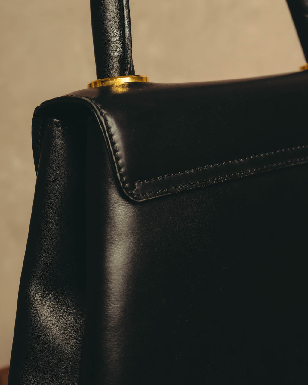 "Salvatore Ferragamo" 90's-00's Elegant leather 2 way handbag