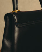 "Salvatore Ferragamo" 90's-00's Elegant leather 2 way handbag