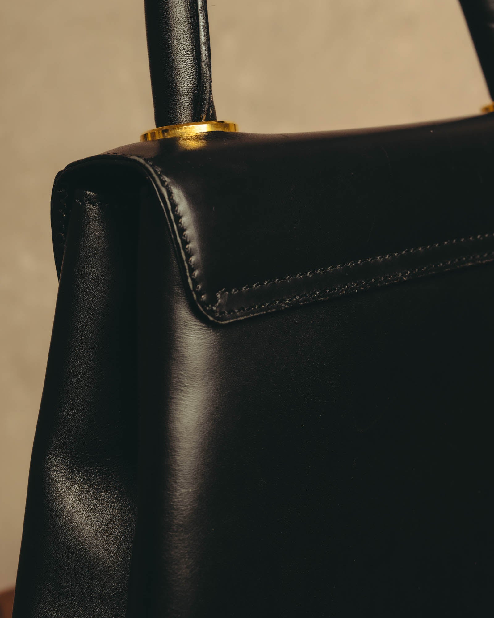 "Salvatore Ferragamo" 90's-00's Elegant leather 2 way handbag