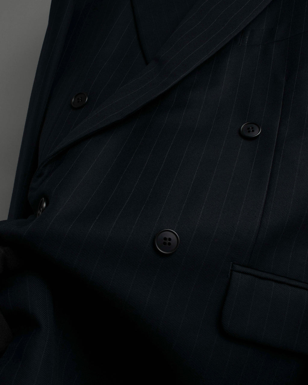 "YVES SAINT LAURENT" 00's shadow stripe pattern beautiful tailoring set up